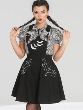 Hell Bunny | Miss Muffet Pinafore Dress